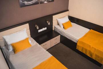 Двухместный номер с 2 отдельными кроватями в Гостинице Hotel People
